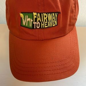 Fairway to heaven golf baseball hat cap orange strap and buckle Hyp brand